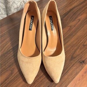 Tan Suede Heels